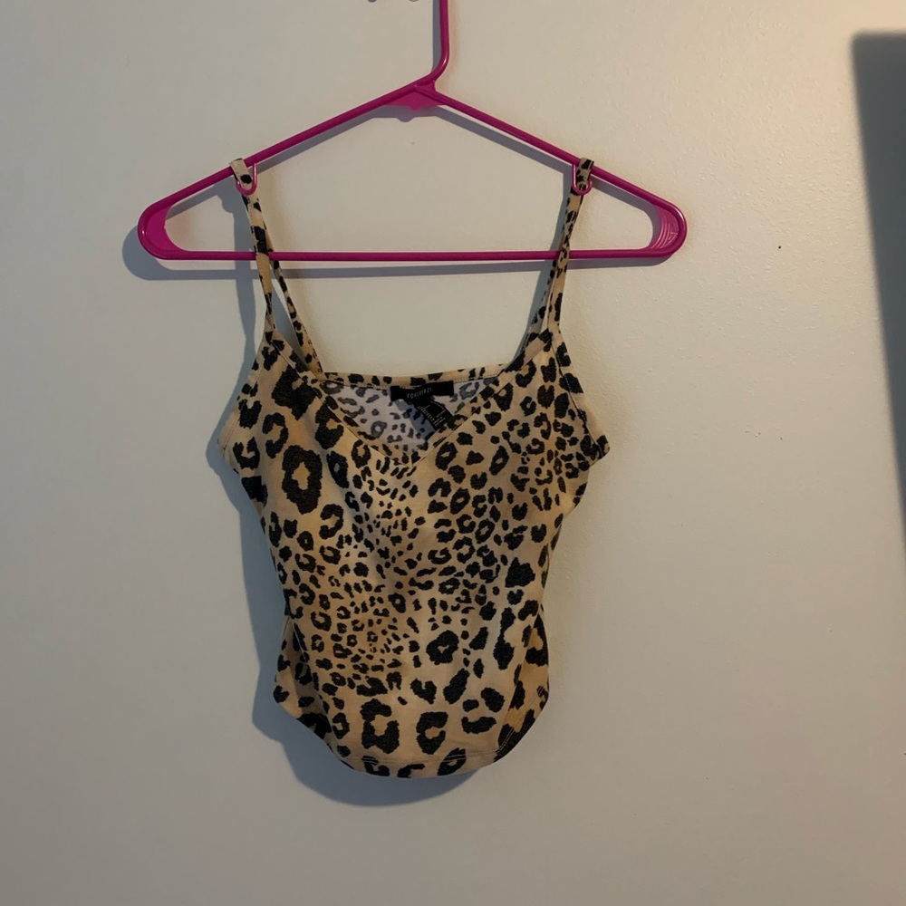 Cheetah Crop top